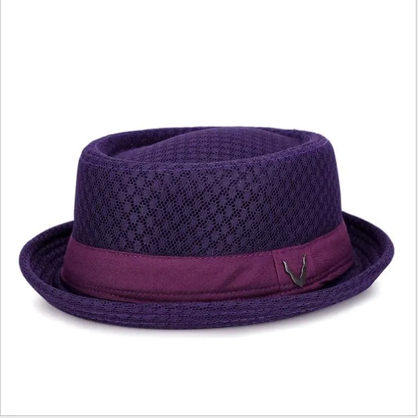 Vinci British Mesh Porkpie Hat