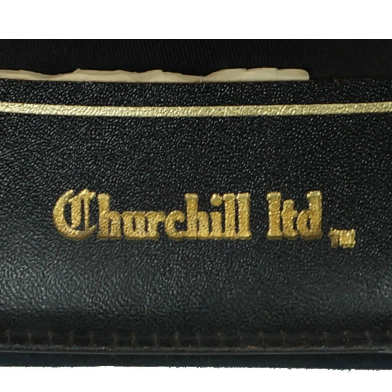 Vintage Churchill Homburg Black Fedora Hat Hutton Model Resistol Mens Sz 7 1/2