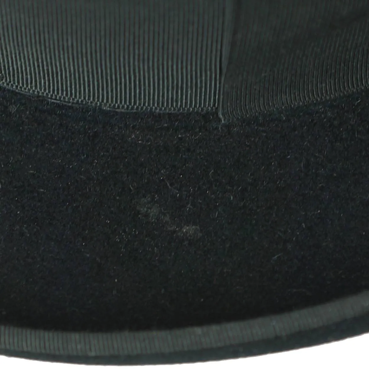 Vintage Churchill Homburg Black Fedora Hat Hutton Model Resistol Mens Sz 7 1/2