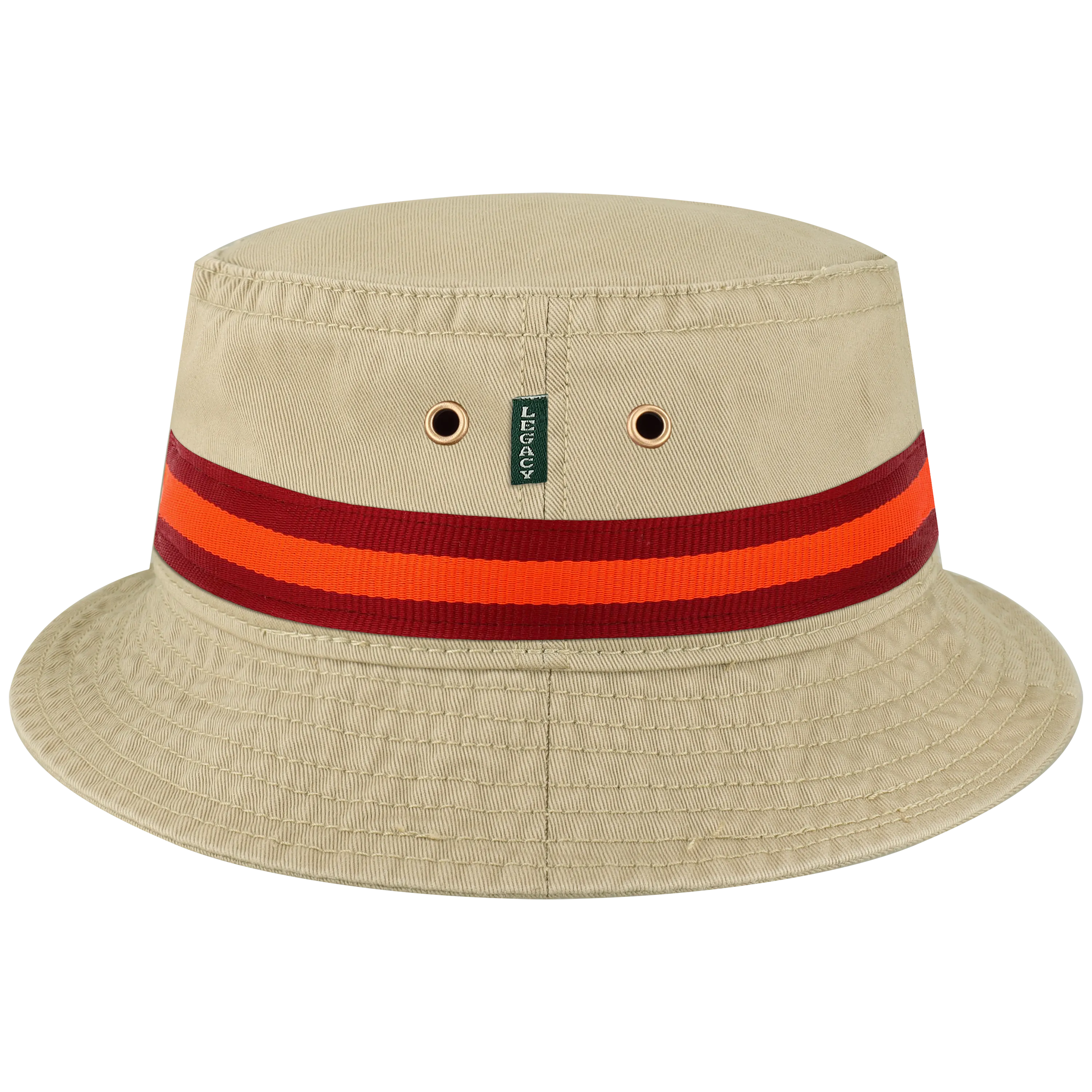 Virginia Tech Hokies Khaki Relaxed Twill Bucket Hat