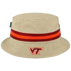 Virginia Tech Hokies Khaki Relaxed Twill Bucket Hat