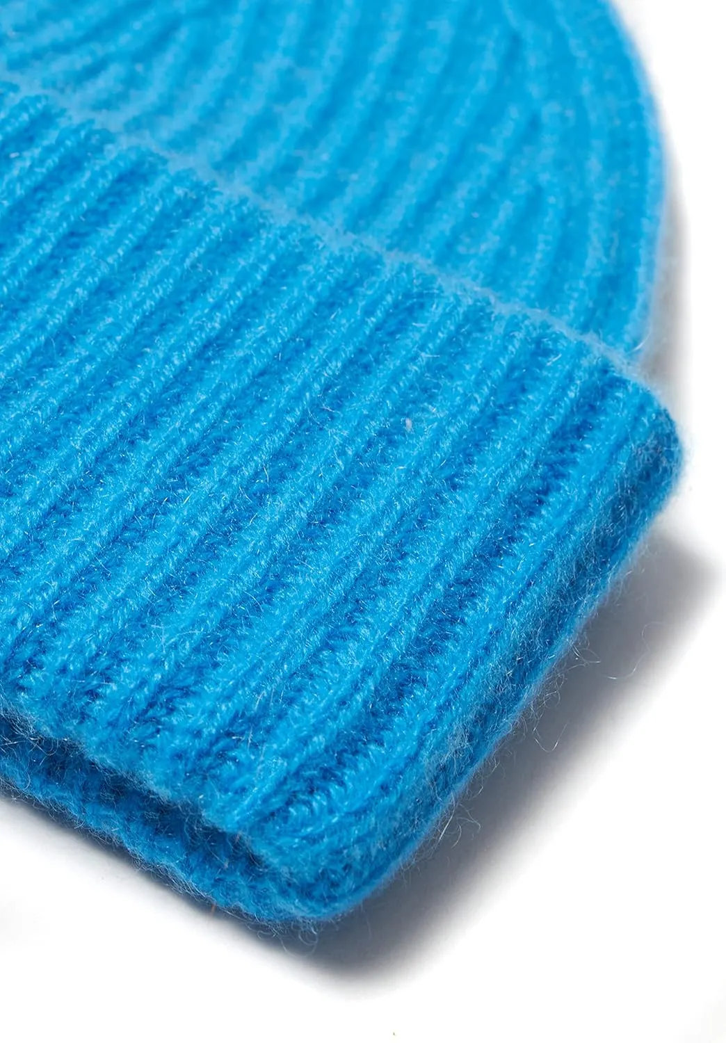 Womens Chunky Knit Beanie, 100% Cashmere, Soft & Stretchy, Warm Hat for Autumn, Winter, Spring