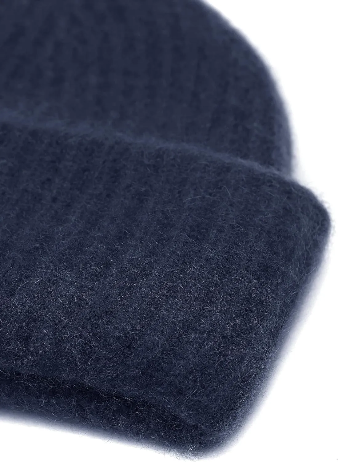 Womens Chunky Knit Beanie, 100% Cashmere, Soft & Stretchy, Warm Hat for Autumn, Winter, Spring