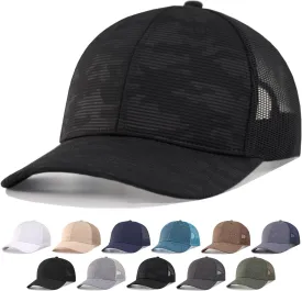 XXL Plus Size Trucker Hat Snapback Big Head Men's Mesh-Back Ball Cap